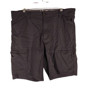 Wrangler ATG shorts mens 38 black nylon performance all terrain gear cargo